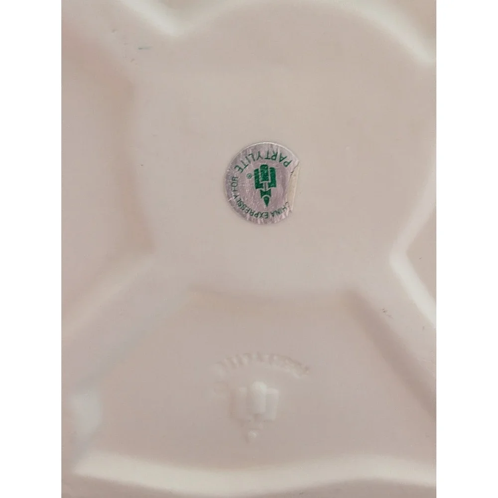 PartyLite Cream Bisque Porcelain Sandcastle 8.5" Tealight Candle Holder P7306 - Picture 7 of 9